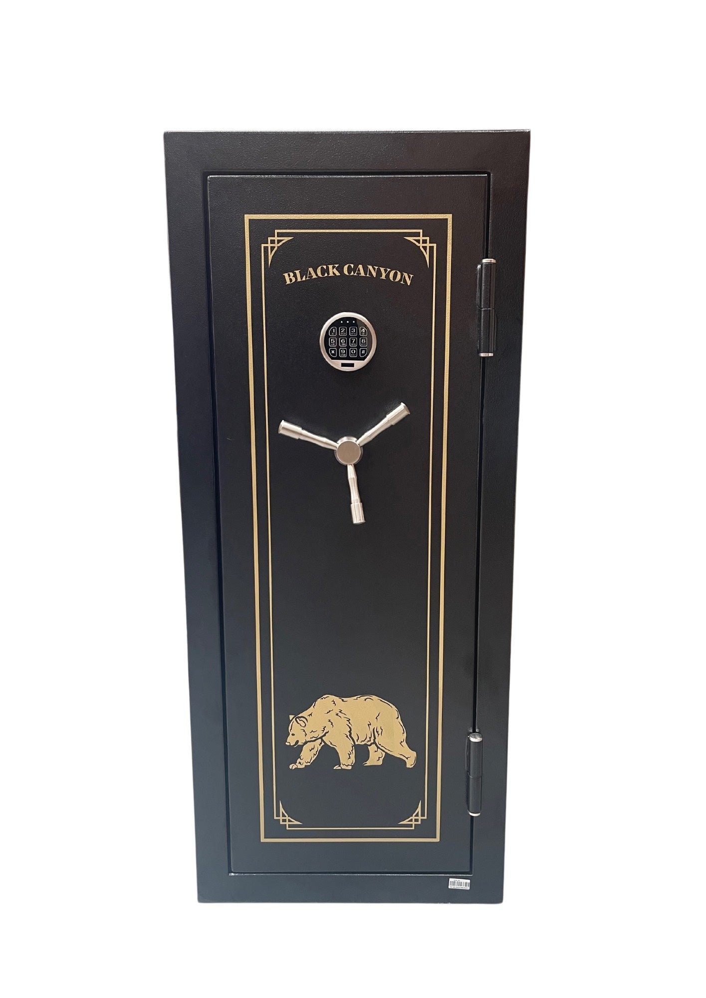 Gun Safe Front Black Canyon 12 Gun Safe-177Kg Fireproof/Waterproof – TOTAL SAFES
